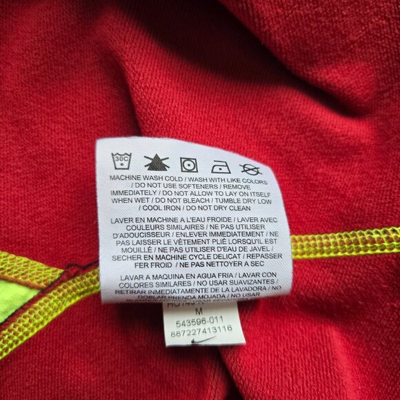 Nike Men's Medium Pro Combat Hyperwarm Dri-Fit Max 1/4 Zip Pullover Black Neon - Picture 6 of 7